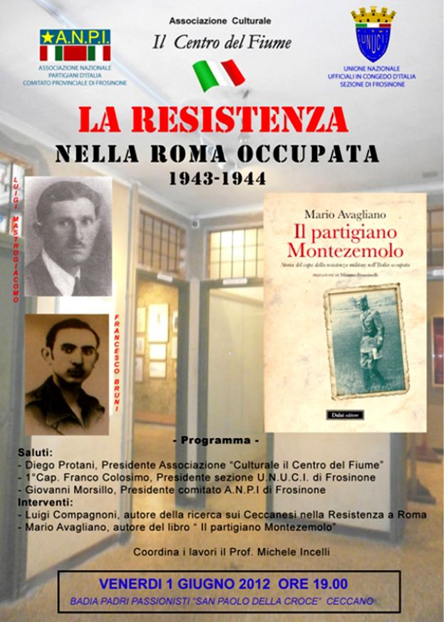 Presentazione del libro “Il partigiano Montezemolo” - Ceccano 11 giugno 2012