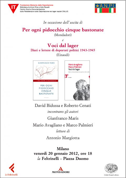 Presentazione del libro "Voci dal lager" - Milano 27 gennaio 2012